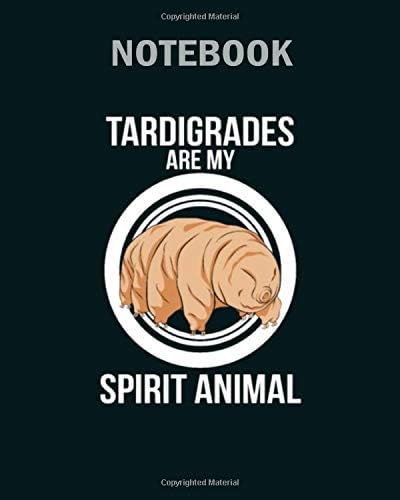 Notebook: tardigrade gift microbiology water bear biologist - 50 sheets, 100 pages - 8 x 10 inches