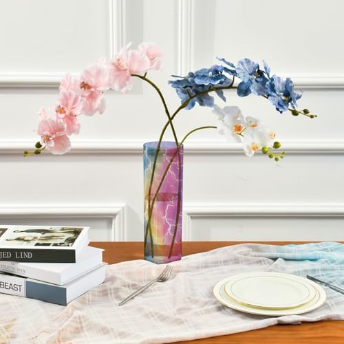 Jarrón de diseño iridiscente premium de 30 cm para decoración 4