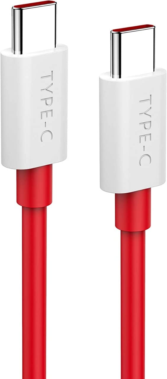 SHOPKART 65W Super Fast Warp Charging Cable Compatible with OnePlus 10/10pro/10r/8T/9/9pro/9r/nord 2 Fast Charging Cable 6.5A Warp Charge USB C to USB C Cable, 1 M - Red (B09D9PR7VT) Amazon Price History, Amazon Price Tracker