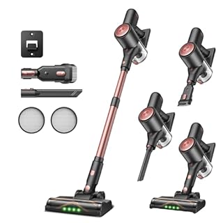 Vexilar Aspirapolvere Senza Fili Potente 45000Pa/ 45 Min, V10Pro Scopa Elettrica Senza Fili Antigroviglio,Ultraleggero,Aspirapolvere Senza Sacco per Pavimenti/Tappeti