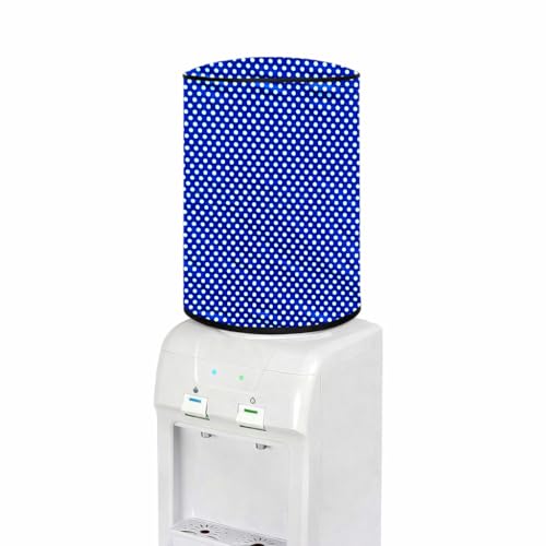 Image of Multicolor 20 Litre Water Dispenser Bottle Cover | Waterproof & Dustproof PVC Fabric | Reusable Protective Cover for 20L Water Can (polka-13)