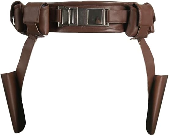 Clone Cosplay Costume Belt Women Adult Halloween Knight Accessories Holster | Renaissance Brown Waistband Medieval Outfit Suit Accessory Prop Victorian Belts for Carnival Role Play Party