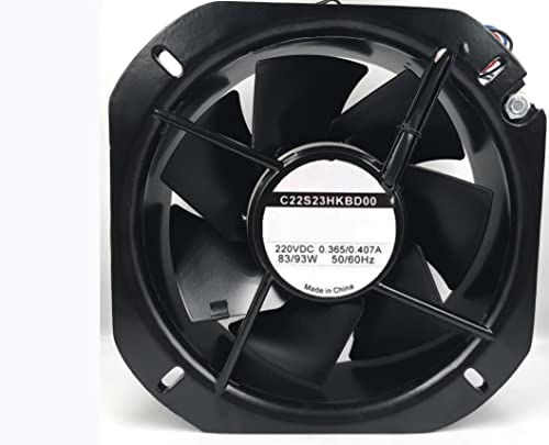 Ventilador de refrigeración 220V con gran flujo de aire 83W y motor de alta resistencia 22580