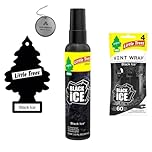 tree AHSR Air Freshener Bundle | Vent Wrap Pack of 4 | 1 Bottle Tree Spray | 6 Hanging Decorations for Home, Trucks, RV, Van or Car