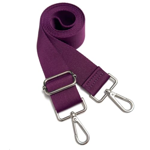 Image of S&loyoe Thickened Solid Color Purse Straps Replacement Crossbody Bag Strap Adjustable Wide Guitar Straps for Handbags 1.5inch