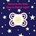 MAM Perfect Night Baby Pacifier, Patented Nipple, Glows in The Dark, 2 Pack, 0-6 Months, Girl, Designs May Vary