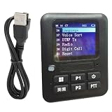 Pratico misuratore di frequenza radio con rilevamento automatico, batteria al litio da 500 mAh e display cinese-inglese per l'analisi di subtoni e punti crittografati