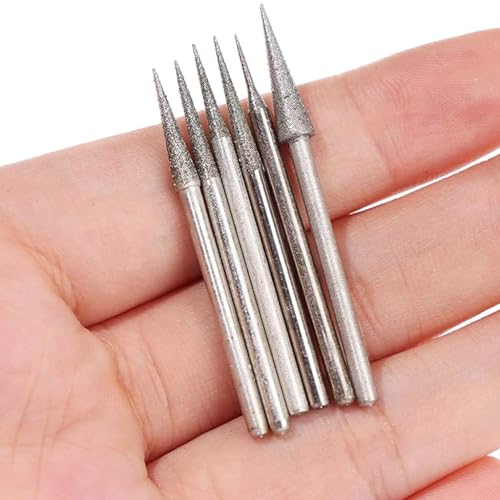 Image of 5Pcs Diamond Drill Bits Carving Bits Fit for Stone Carving Bone Carving Egg Decorating Glass Carving Finishing Products Abrasive Pads for Drill Abrasive Grinding Discs Abrasive Wheels and Discs