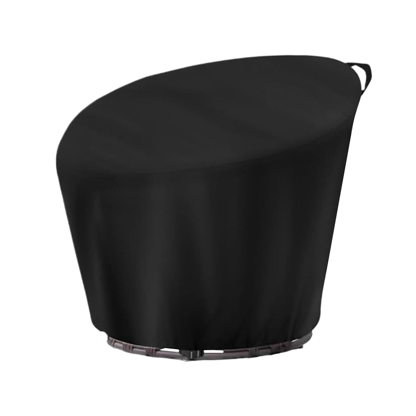 Housse de protection de siège rond anti-poussière pour fauteuil extérieur