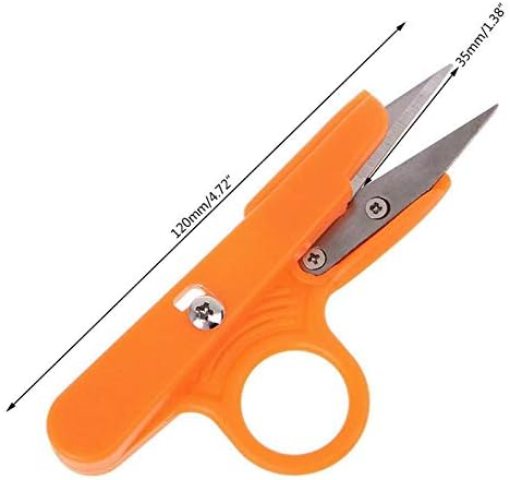 Craft Scissors Household Sewing Matching Thread Cutting Scissors Cross Sewing Fishing Line Scissors Special U-Shaped Handle Hand Tool Scissors