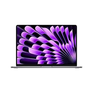 Apple 2023 MacBook Air Laptop with M2 chip: 15.3-inch Liquid Retina Display, 8GB Unified Memory, 256GB SSD Storage, 1080p FaceTime HD Camera, Touch ID. Works with iPhone/iPad; Space Gray