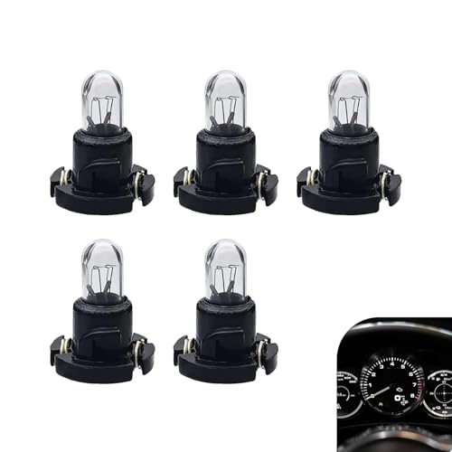 5 lámparas T5 para tablero, 14V 1.12W, blanco