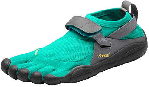 Vibram 5 Fingers KSO - Zapatos multideportivos para Mujer, Azul Verde, 37.5 EU