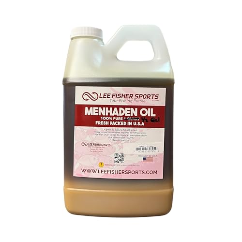 Joy Fish 100% Pure Menhaden Oil Fresh Packed in U. S. A. (1/2 Gallon)