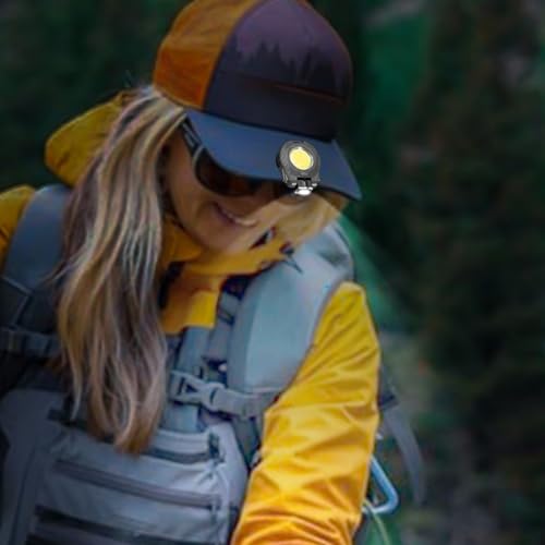 Faros recargables ajustables magnéticos con sensor de movimiento para gorra 3