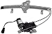Dorman 741-837 Rear Passenger Side Replacement Power Window Regulator with Motor for Pontiac Grand Prix