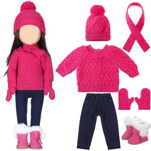 Pulls et pantalons de poupée de 45,7 cm pour s'amuser à habiller ses jouets en hiver
