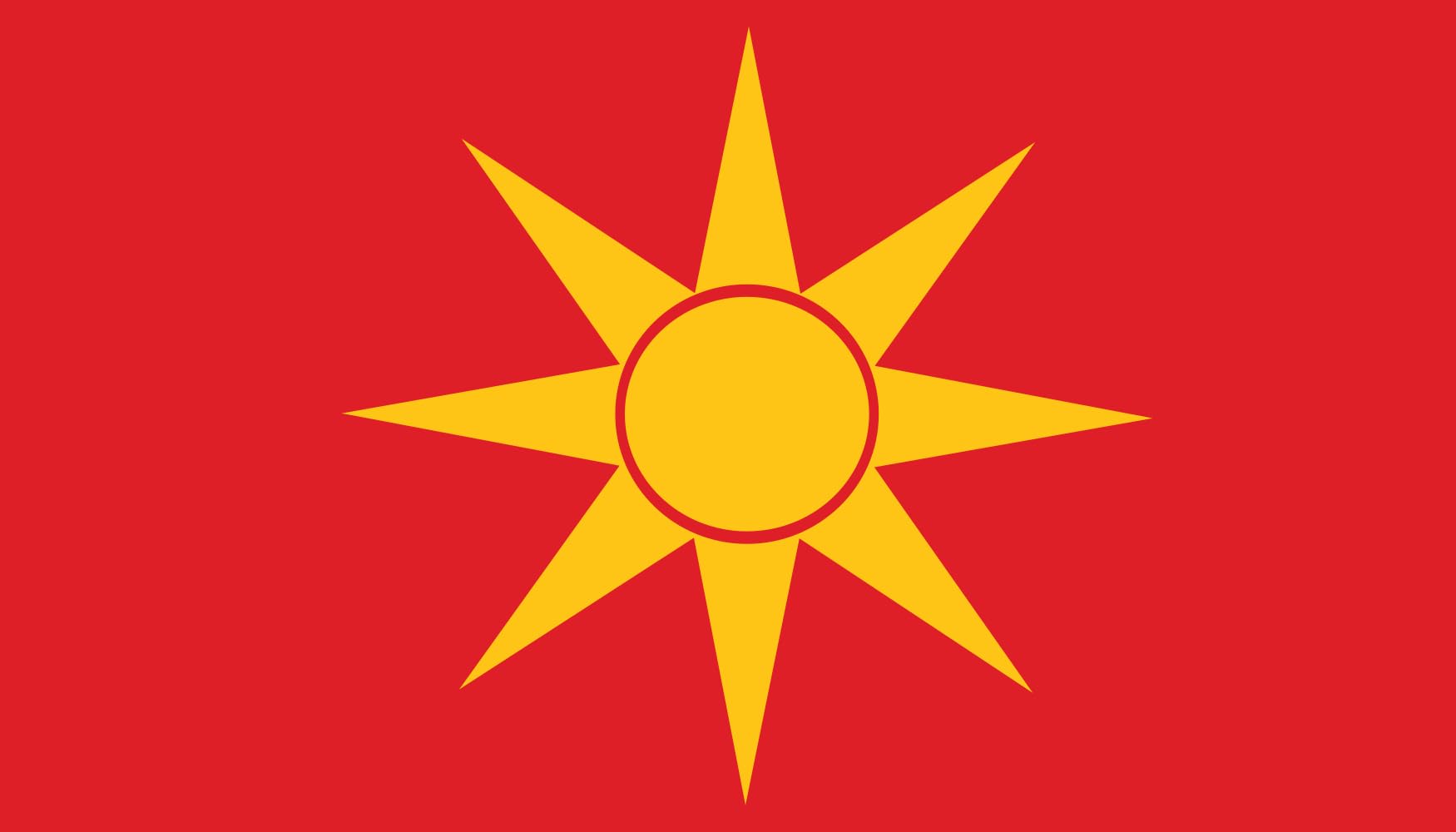 Drapeau XL de Macédoine numéro 6 grand format pour décoration