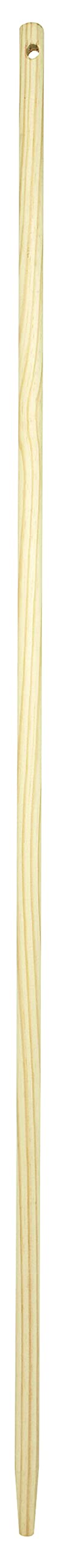 PIPPO - Manico Scopa in Legno Extra con Punta Conica, Resistente e Duraturo, 150cm, con Gancio Appendi Scope a Muro - Maneggevole, per Pulizia Ambienti Industriali e Pavimenti di Ogni Tipo
