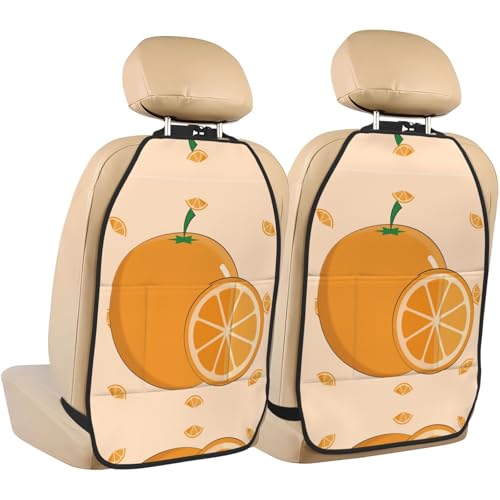 Protection de siège de voiture pour sorties en SUV et Jeep - Kit anti-boue orange