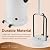 Aspect Living 67132 Matte White Finish Patio Heater with Wheels 46,000 BTU Output Electronic Ignition System Portable Outdoor Propane Heater – Matte White