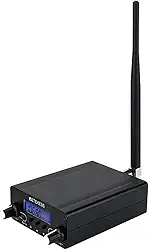 Retekess Transmissor FM TR508 para igreja, transmissor de rádio FM estéreo de longo alcance com conector de áudio de microfone de 3,5 mm para drive in, filme, estacionamento