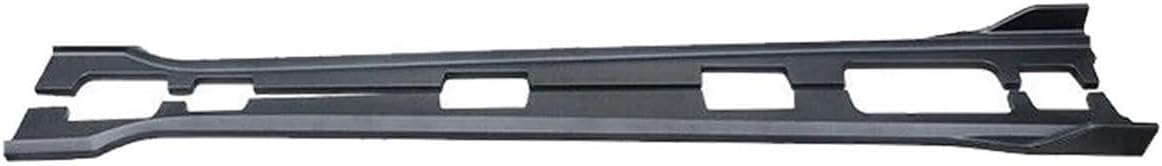 4ピースサイドスカート ホンダアコード10th 2018-2022 車底延長リップセット ボディロッカーパネル マットブラック カー