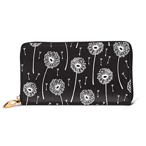 Preisvergleich Produktbild JHGFG Mode Handtasche Reißverschluss Brieftasche Muster Löwenzahn Böhmische Telefon Kupplung Geldbörse Abendkupplung Blockieren Leder Brieftasche Multi Card Organizer