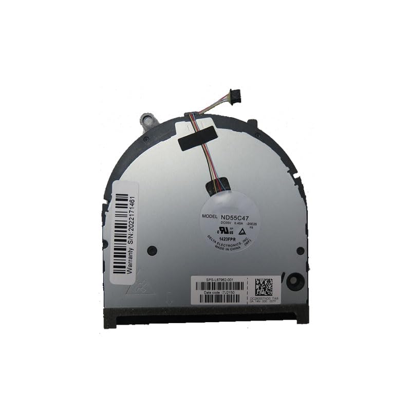 Wentylator GPU do laptopa HP 17-CG0000 17-CG0003CA 17-CG0008CA 17-CG0010CA 17-CG0019NR L87962-001 ND55C47-20E25 DC5V 0,45A części do laptopa