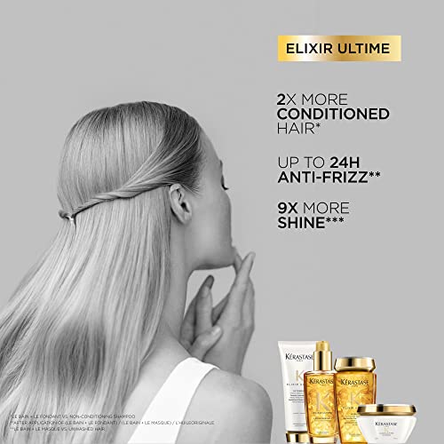 Kerastase E2691700 Elixir Ultime Oil-Infused Shine Shampoo | For Dull, Dry Hair thumb #2