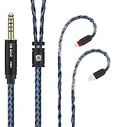 Amazon | 【KBEAR ST18】mmcx 4.4mmリケーブル 5N 16芯無酸素銅銀