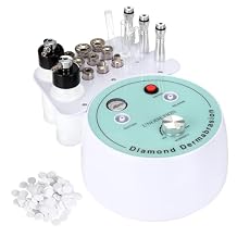 UNOISETION Diamond Microdermabrasion Machine, 0-80Kpa Professional Suction, Durable & Precise Home use Facial Care, Safe & Cost-Effective Salon-Grade Skin Equipment for Busy Womem