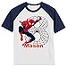 Personalized Super Spider Avenging Hero Birthday Shirt | Handmade Decorated Shirt | Personalized with Name and Age | Unisex Short Sleeve Raglan T-Shirt