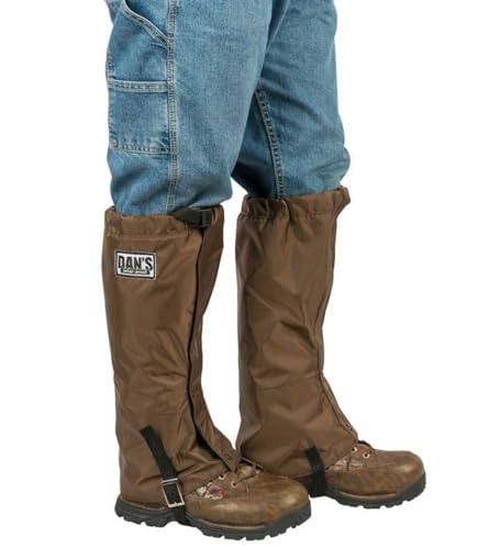 Dan's Briar-Proof Gaiters (Waterproof) Hunting Hiking Made in USA Size XL