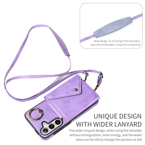 Étui portefeuille cuir texturé Samsung S24 Plus chic et durable - 7