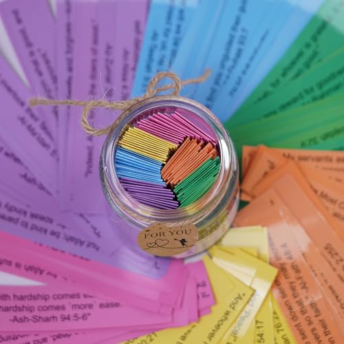 Image of Solmayco Quran Verses Jar - 92 Islamic Quotes for Reflection