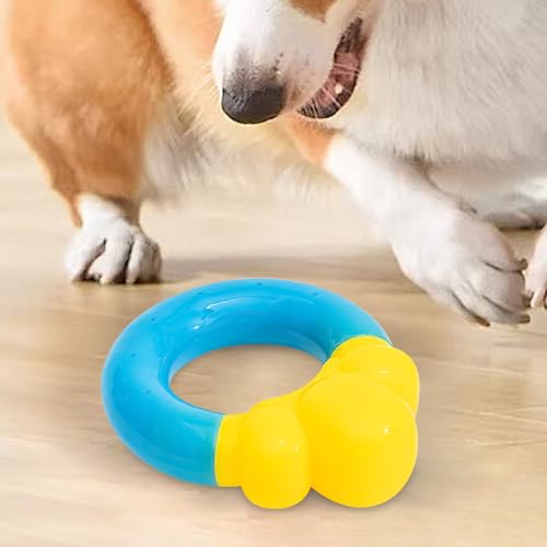 Wasserspielzeug für Hunde, schwimmendes Donut-Kauspielzeug, sicheres Übungs- und Trainingswerkzeug, kühlender Welpe zum Schwimmen bei heißem Wetter, Outdoor-Hinterhof, See, Langeweile, 11,7 x 9,9 cm