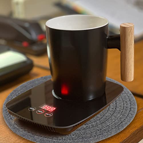 Abenkle Potholders Set Of 2, 100% Cotton Rope Woven Hot Pot Holders, Round Coasters Hot Pads Mats Placemats Table Mats, Spoon Rest For Kitchen Table Cooking, Baking - 7 Inches, Grey #TOP5