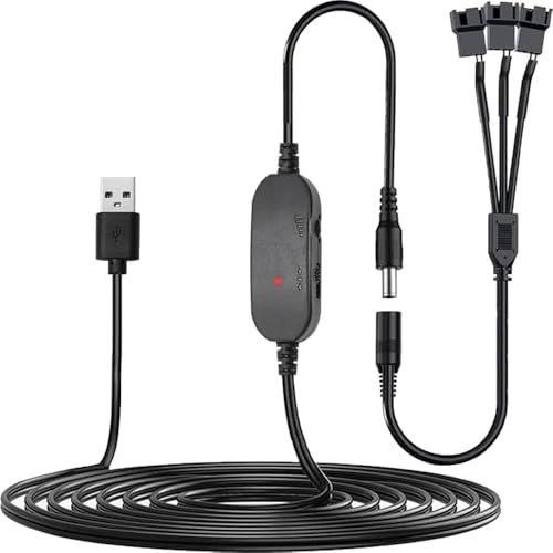 Xiatiaosann 8W 12V PCpt@xUSBDCRg[[AUSB 5VXebvAbvu[XgDC 12Vt@dA_v^[A\P[ui3/4st@RlN^ Xvb^[P[uA1.15M/45C`j