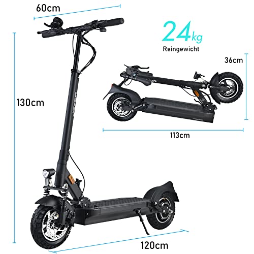E-Scooter 500 Watt JOYOR Y8-S mit Straßenzulassung
