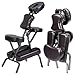 Master Massage Massage Chair Portable, Professhional Lightweight Folding Tattoo Spa Chair, PU Leather, with Carrying Case (Coffee)