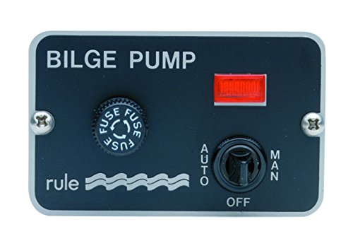 Rule 42 3-Way Panel Lighted Pump 24/32V DC Switch Toggle, 3-1/4" L x 2" W by Rule - Used condition - US$18.89