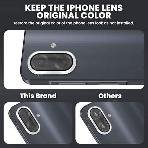 Image of FIRST MART Silver Camera Ring Guard Protector for Samsung Galaxy F70e, Samsung M07 and A07 | Tempered Glass with Metal Alloy Rings, HD Clear, Scratch Resistant, Case-Friendly | Pack of 1