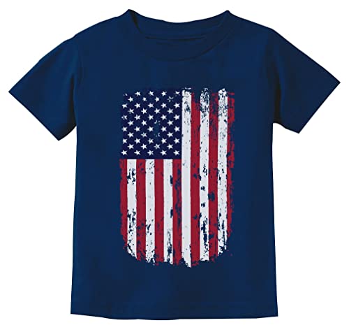 Tstars American Flag Boys 4th of July Shirt | USA Patriotic Toddler Kids Tee for Memorial Day & Independence Day