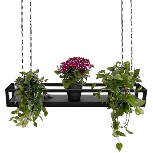 yelloo - Deckenregal mit Ketten, ideal als Blumenregal, Pflanzen für...