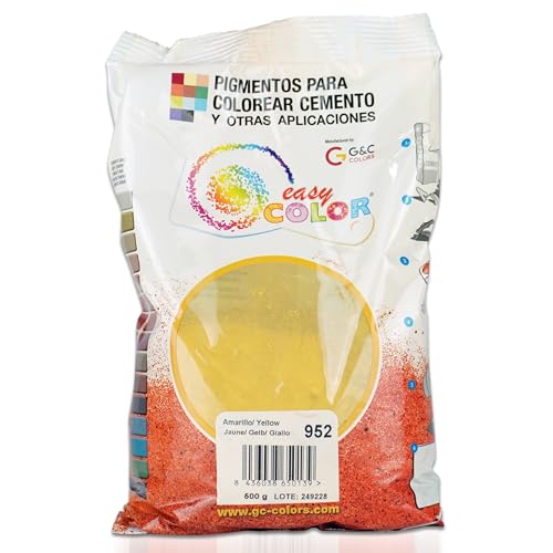 Easy Color pigmento Amarillo 952. Pigmento para cemento, mortero y hormigón (Amarillo 952)