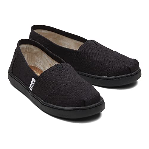 Toms Unisex Child Espadrille Sneaker, Black, 3 Big Kid Us #TOP6