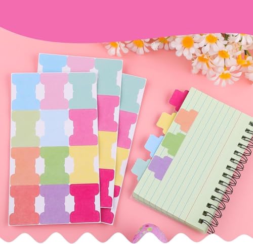 25 Trennstreifen A4 Ordnerteiler Register A5 selbstklebend Indexetiketten, stabile Trennblätter Flipchart Papier Buchetiketten