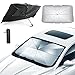 Lifetooler Parabrisas del Coche Parasol Plegable del Parabrisas Sombrilla Protección UV Paraguas Multifuncional Sombrilla Mantiene el Coche Fresco (Grande, 79 * 130 * 145 cm)