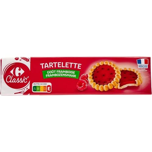 Tartelettes framboise biscuit fondant gateau fruite 150g